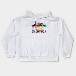 Nashville Music City Kids Hoodie